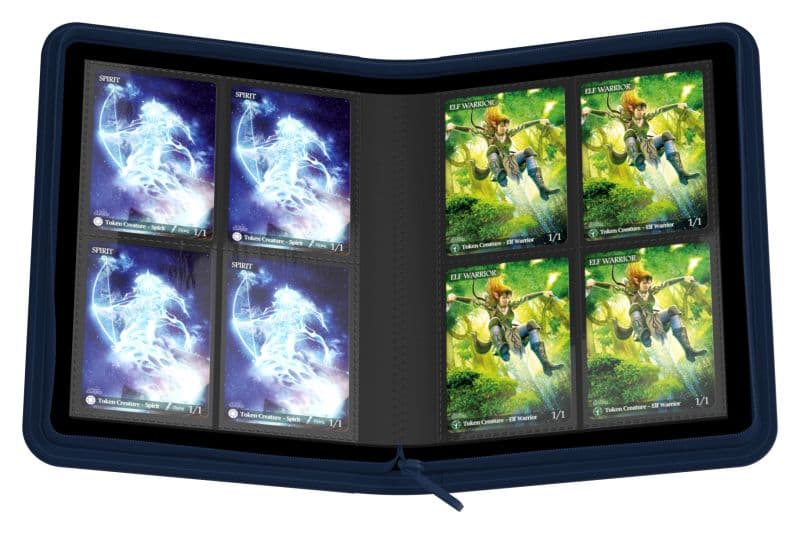 Ultimate Guard | 160 Xenoskin Zipfolio | 8-Pocket | Blue