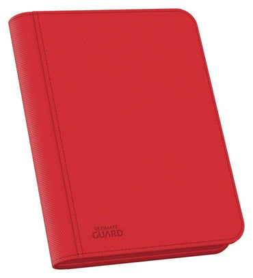 Ultimate Guard 160 | 8-Pocket Xenoskin Zipfolio | Red