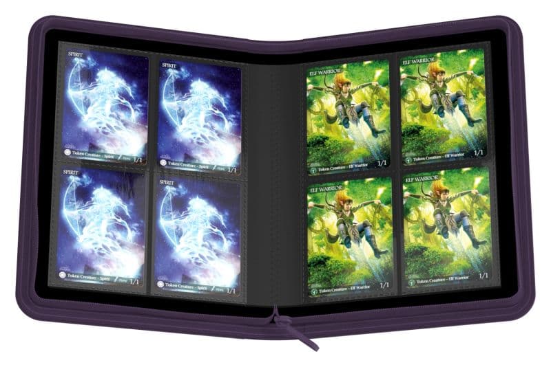 Ultimate Guard | 160 Xenoskin Zipfolio | 8-Pocket | Purple