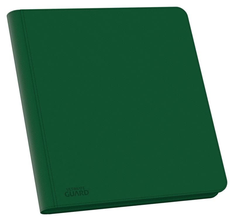 Ultimate Guard 480 | 24-Pocket Quadrow Xenoskin Zipfolio | Green