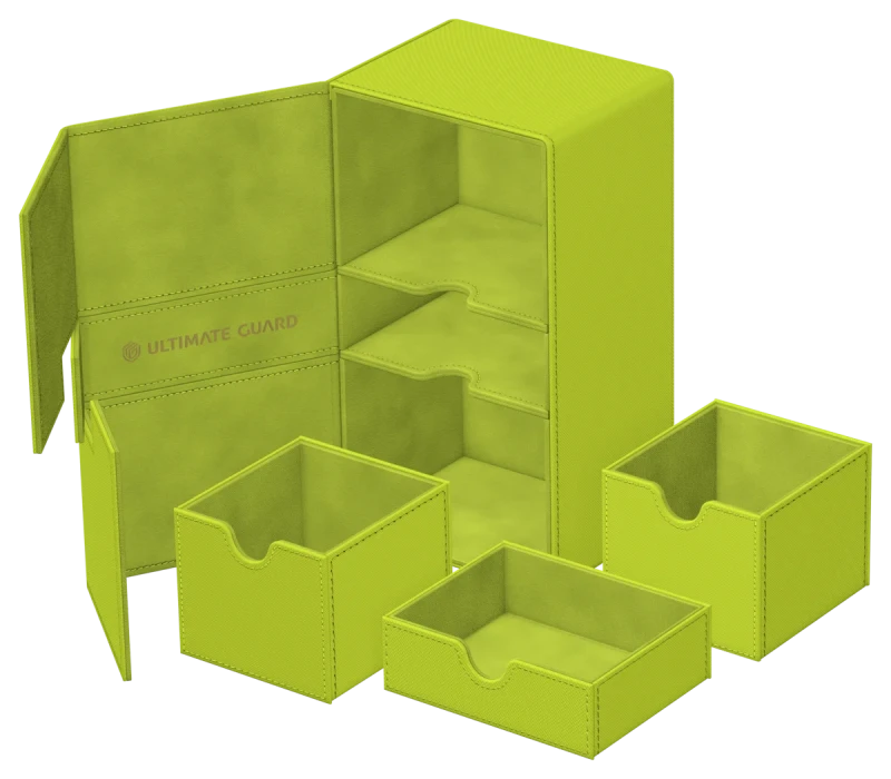 Ultimate Guard | Twin Flip'n'Tray 200+ Xenoskin | "Summer Edition 2025" | Lime