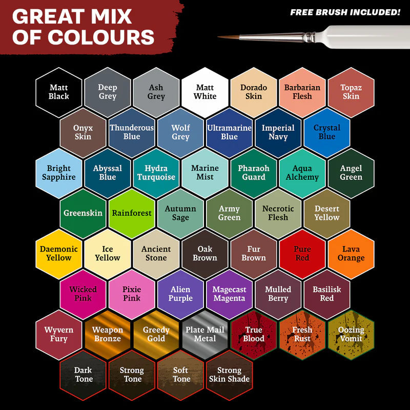 The Army Painter | Warpaints Fanatic | Mega Paint Set