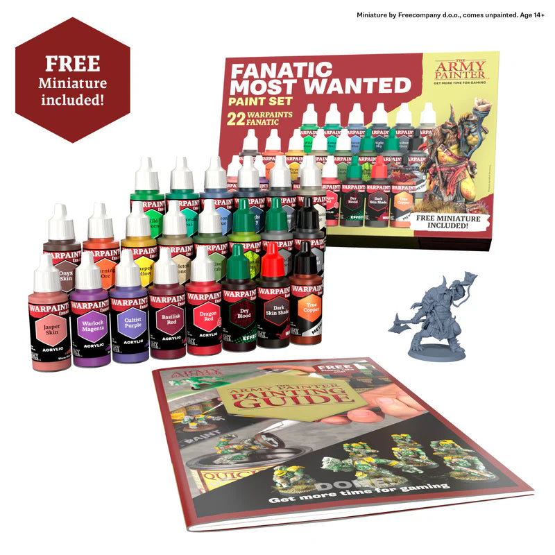 The Army Painter | Warpaint Fanatic | Most Wanted Paint Set