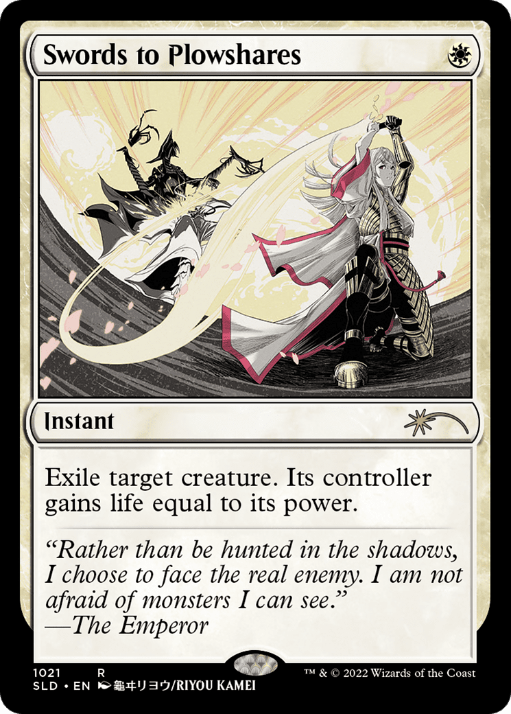 Swords to Plowshares (1021) [Secret Lair Drop Series] Foil
