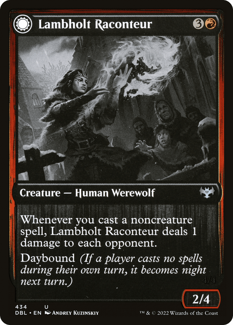 Lambholt Raconteur // Lambholt Ravager [Innistrad: Double Feature] Foil