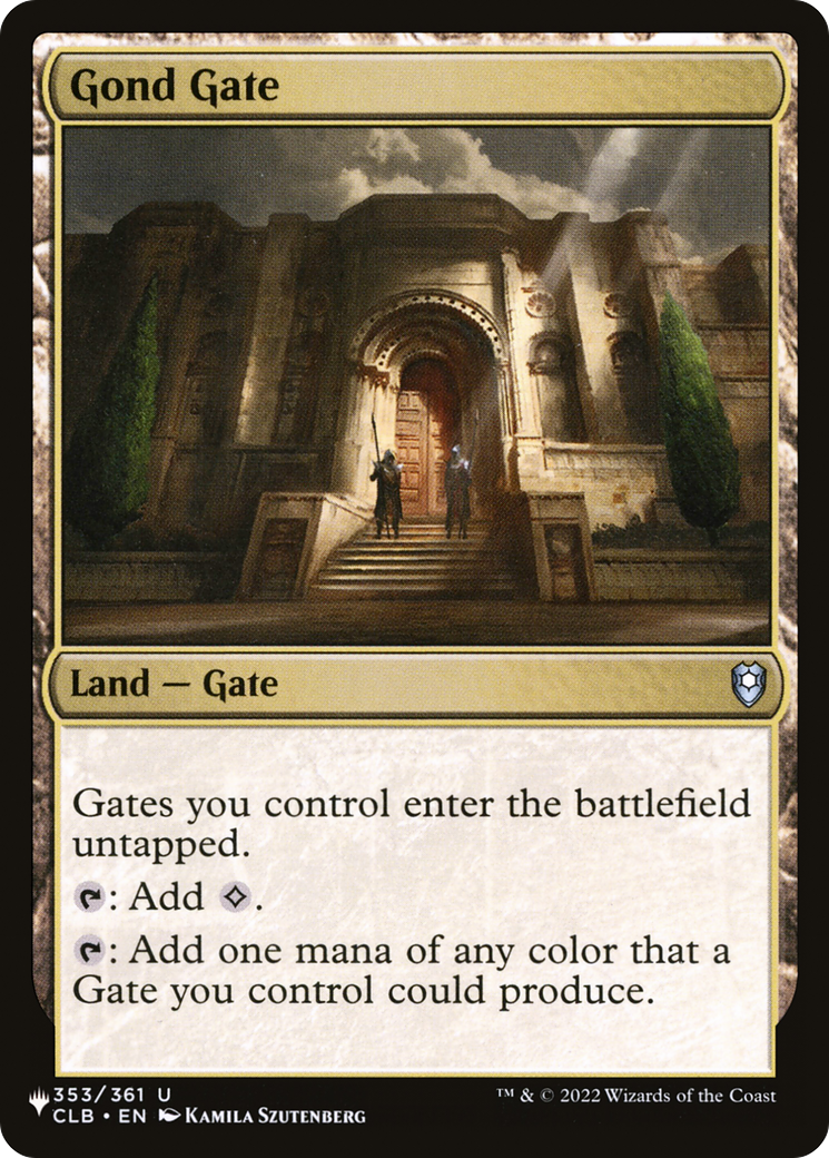 Gond Gate |  (CLB-353) [The List]