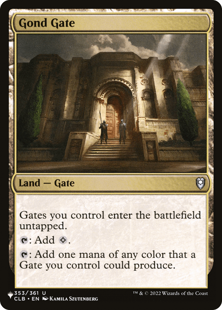 Gond Gate |  (CLB-353) [The List]