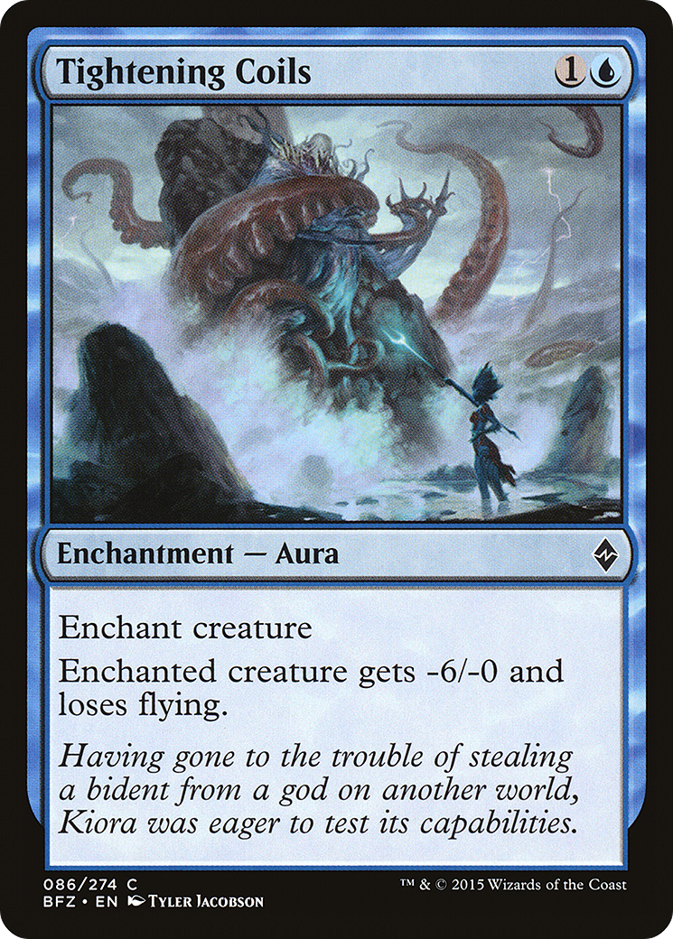 Tightening Coils [Battle for Zendikar] Foil