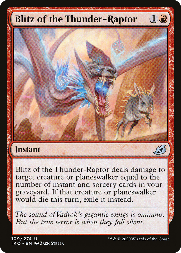 Blitz of the Thunder-Raptor [Ikoria: Lair of Behemoths] Foil