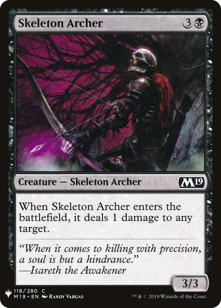 Skeleton Archer |  (M19-118) [The List]