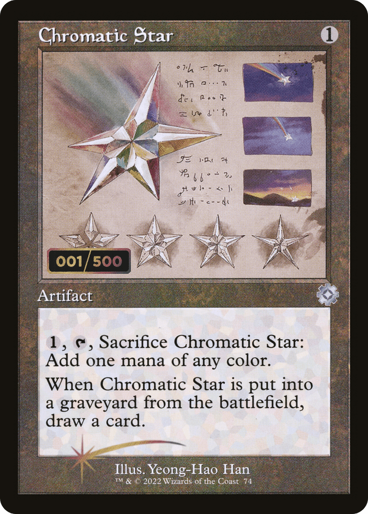 Chromatic Star (Retro Schematic) (Serialized) [The Brothers' War Retro Artifacts]