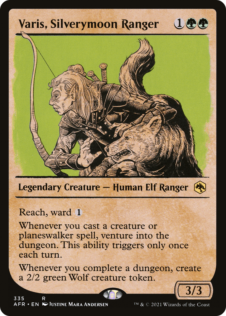 Varis, Silverymoon Ranger (Showcase) [Dungeons & Dragons: Adventures in the Forgotten Realms] Foil