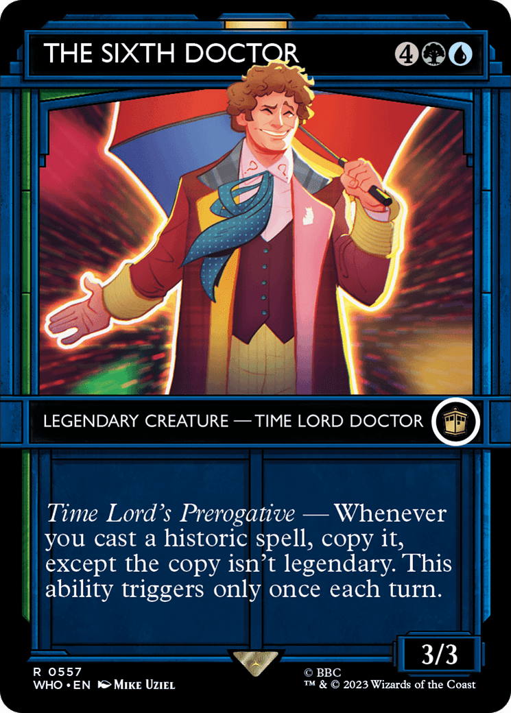 The Sixth Doctor (Showcase) [Doctor Who] Foil