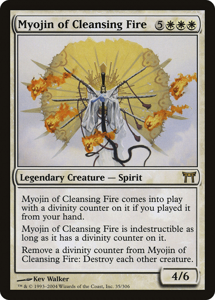 Myojin of Cleansing Fire [Champions of Kamigawa] Foil