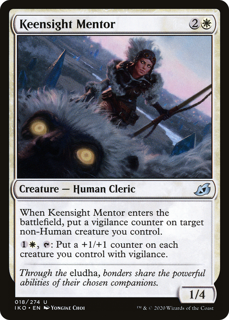 Keensight Mentor [Ikoria: Lair of Behemoths] Foil