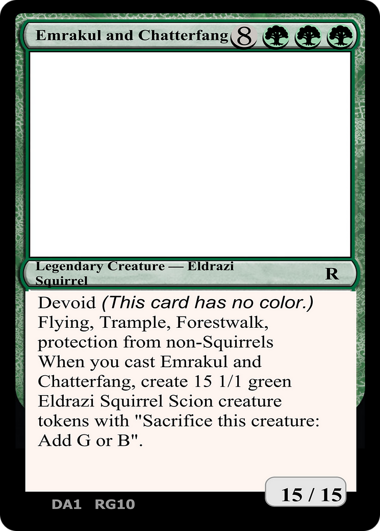 Emrakul and Chatterfang (DA1-RG10) - Unknown Event