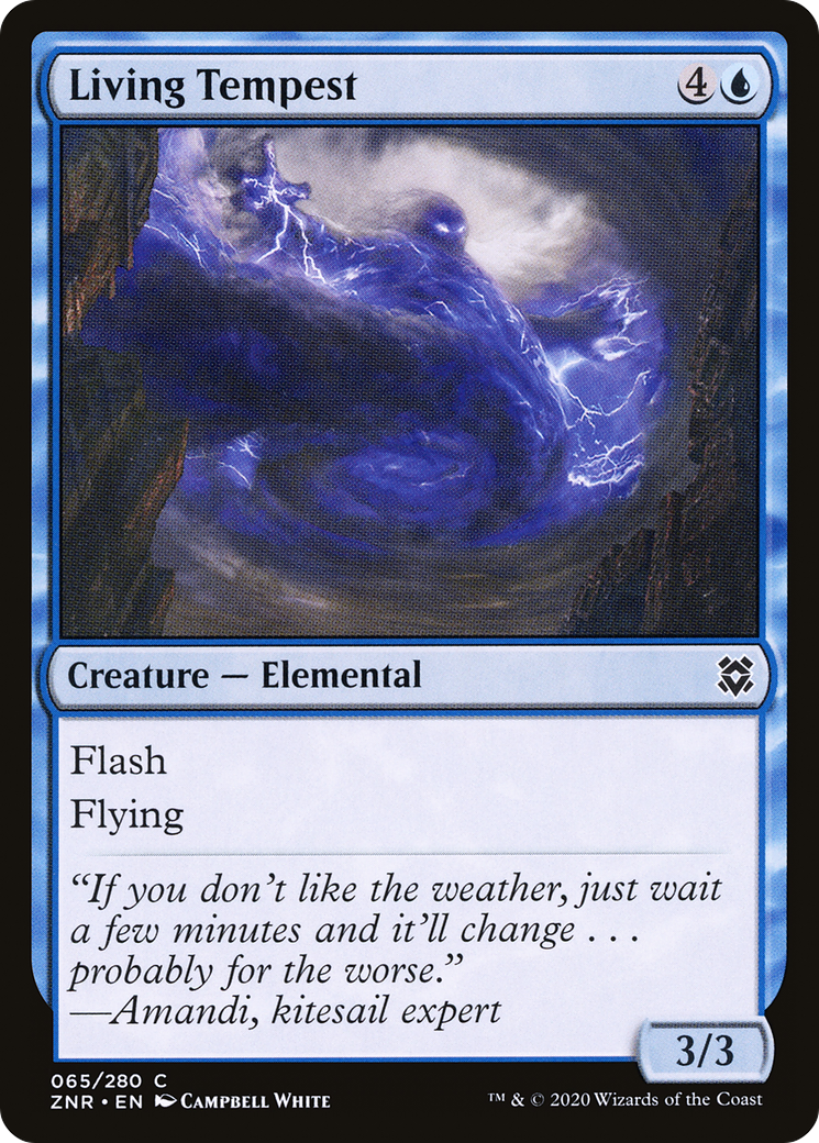 Living Tempest [Zendikar Rising] Foil