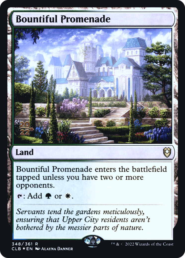 Bountiful Promenade (PCLB-348S) - Battle for Baldur's Gate Promos Foil