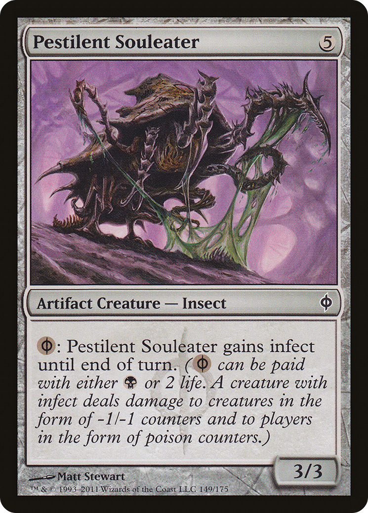 Pestilent Souleater [New Phyrexia] Foil