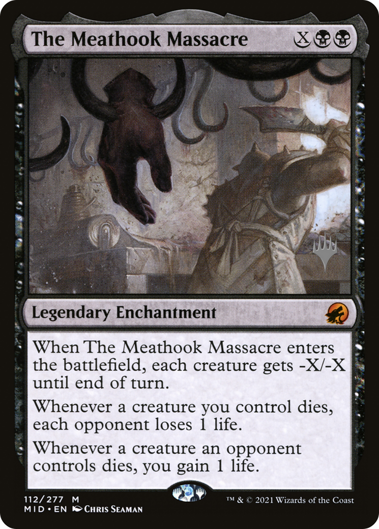 The Meathook Massacre (Promo Pack) [Innistrad: Midnight Hunt Promos] Foil