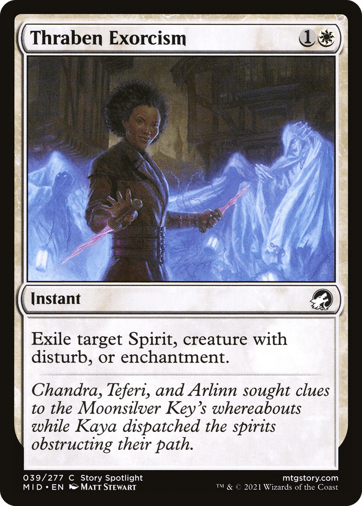 Thraben Exorcism [Innistrad: Midnight Hunt] Foil