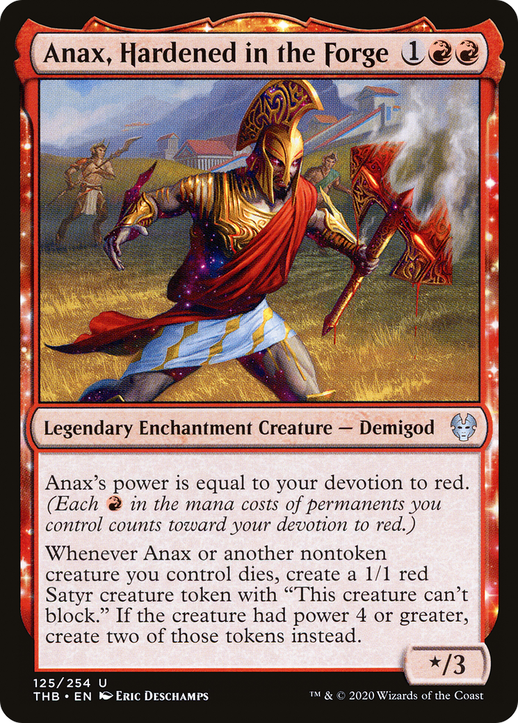 Anax, Hardened in the Forge [Theros Beyond Death] Foil