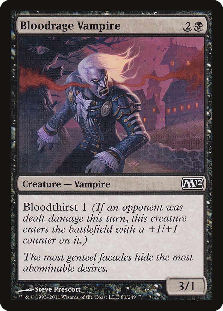 Bloodrage Vampire [Magic 2012] Foil