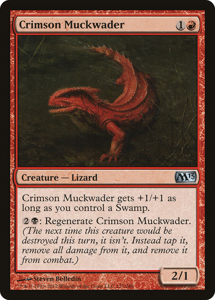 Crimson Muckwader [Magic 2013] Foil
