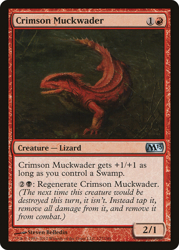Crimson Muckwader [Magic 2013] Foil