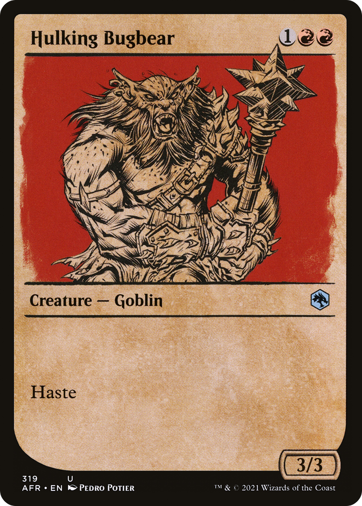 Hulking Bugbear (Showcase) [Dungeons & Dragons: Adventures in the Forgotten Realms] Foil