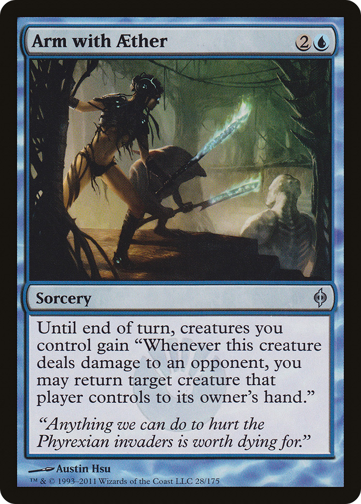 Arm with Aether [New Phyrexia] Foil
