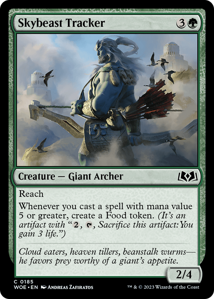 Skybeast Tracker [Wilds of Eldraine] Foil