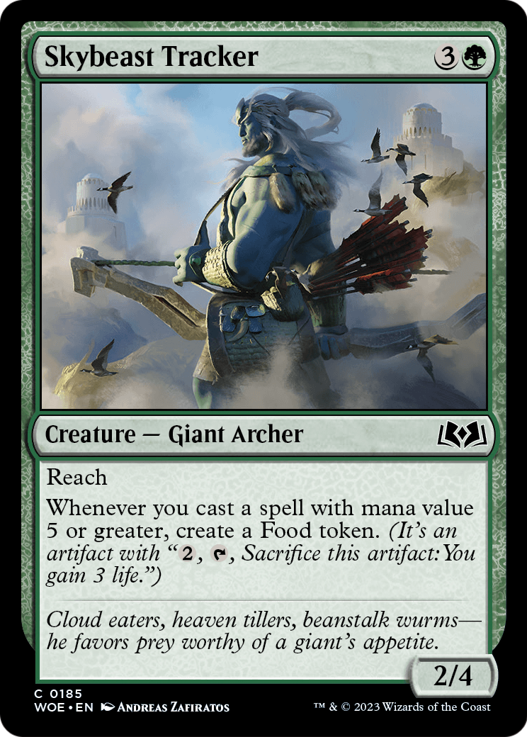 Skybeast Tracker [Wilds of Eldraine] Foil
