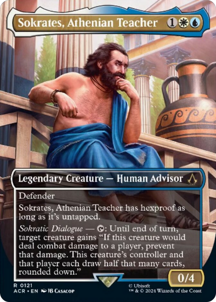 Sokrates, Athenian Teacher (Borderless) [Assassin's Creed] Foil