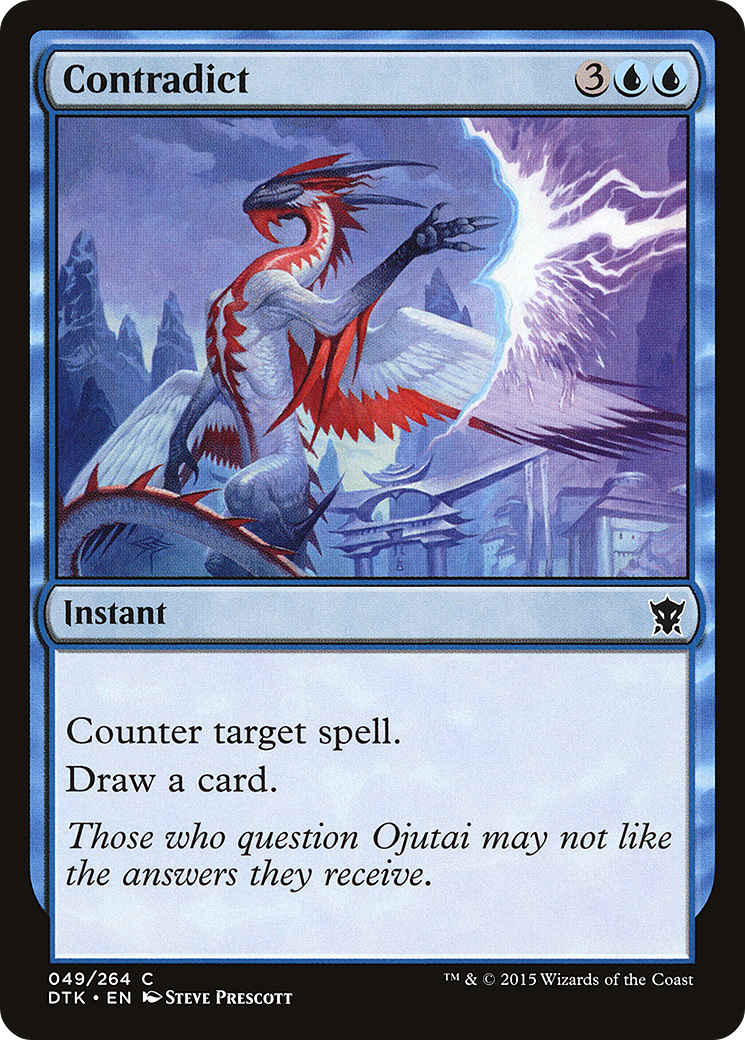 Contradict [Dragons of Tarkir] Foil