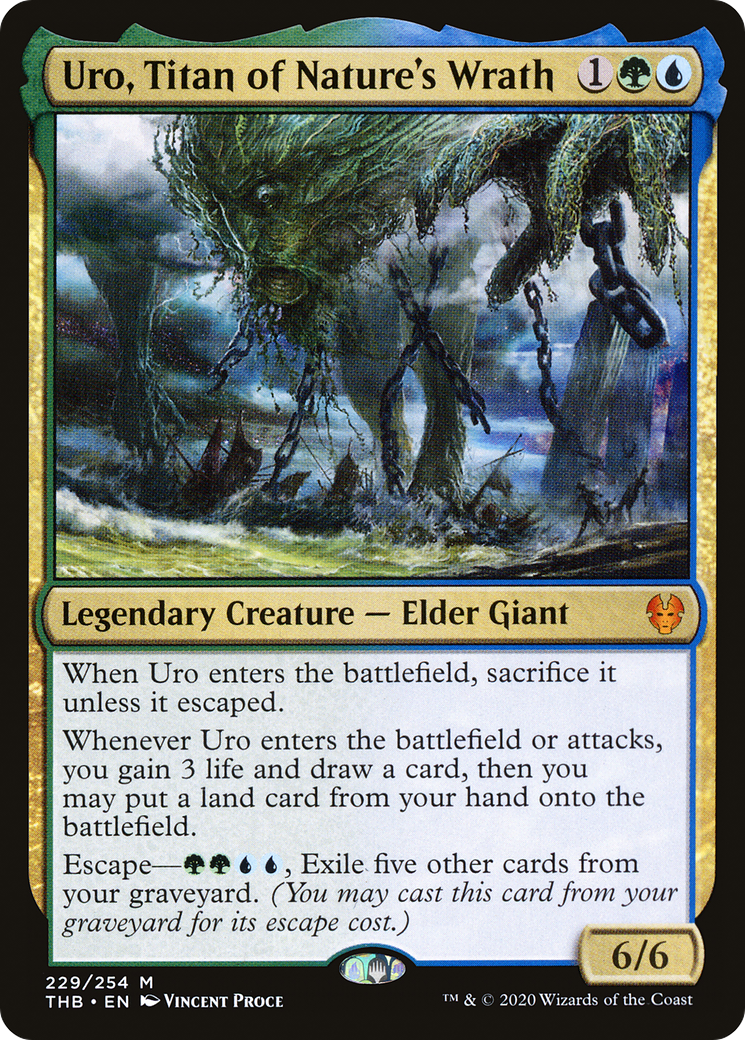Uro, Titan of Nature's Wrath [Theros Beyond Death] Foil