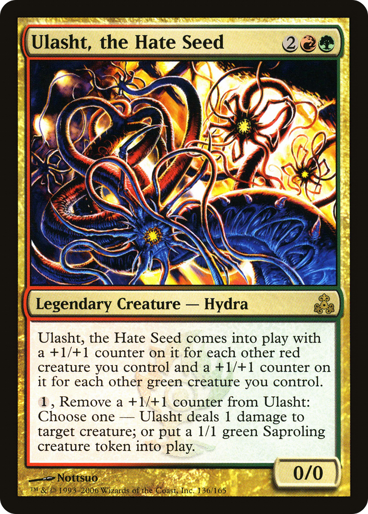 Ulasht, the Hate Seed [Guildpact] Foil