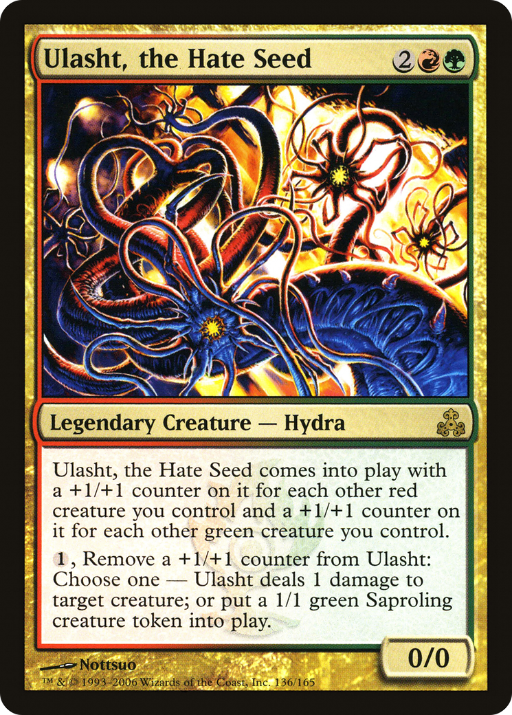 Ulasht, the Hate Seed [Guildpact] Foil