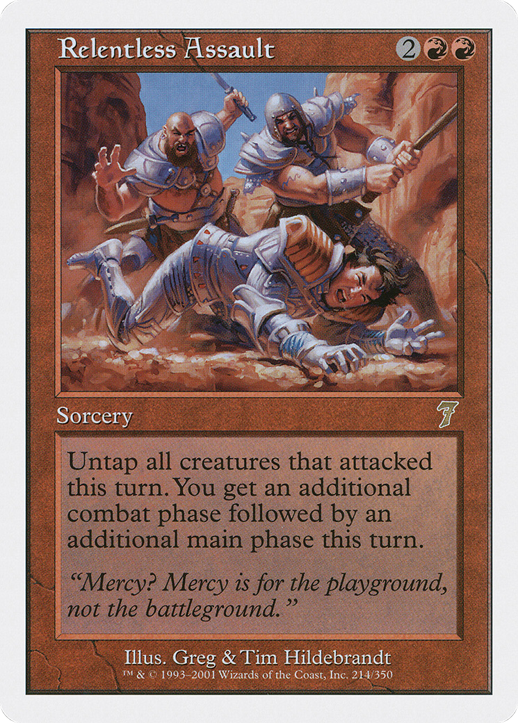 Relentless Assault [Seventh Edition] Foil