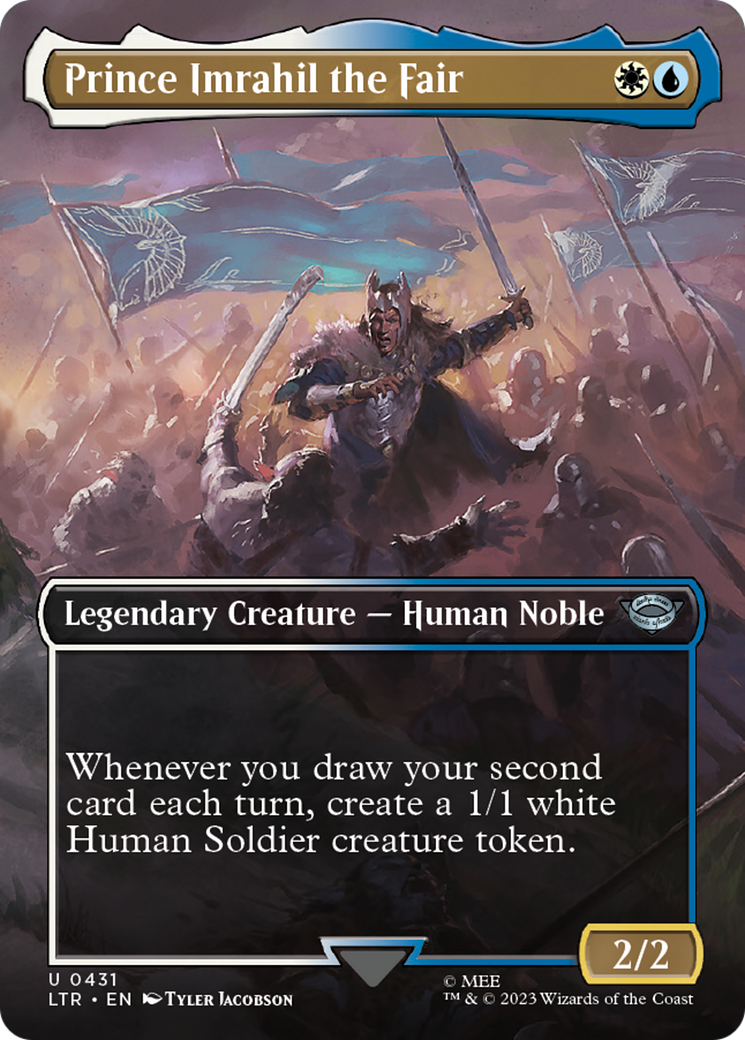 Prince Imrahil the Fair (Borderless Alternate Art) [The Lord of the Rings: Tales of Middle-Earth] Foil