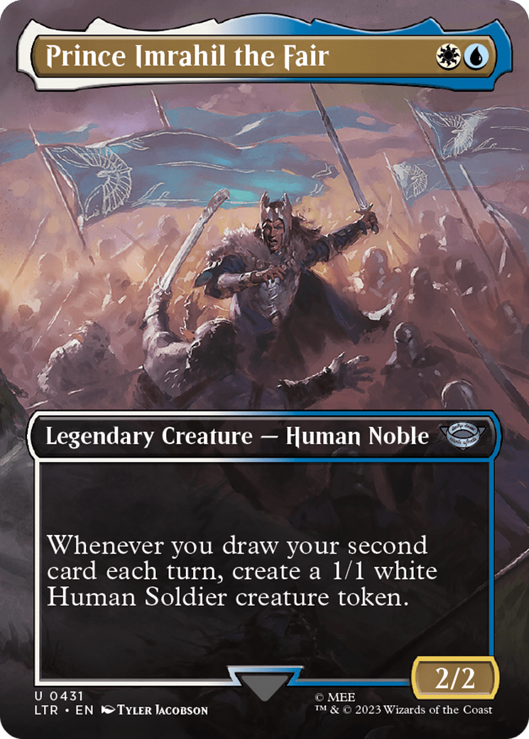 Prince Imrahil the Fair (Borderless Alternate Art) [The Lord of the Rings: Tales of Middle-Earth] Foil