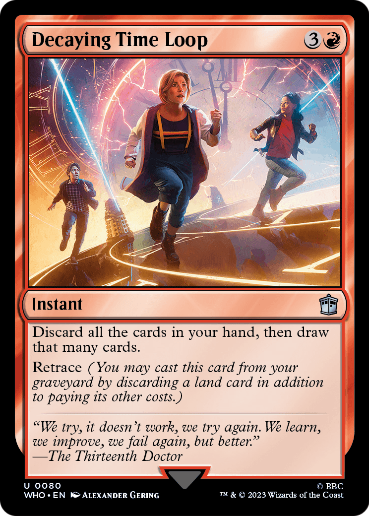 Decaying Time Loop [Doctor Who] Foil