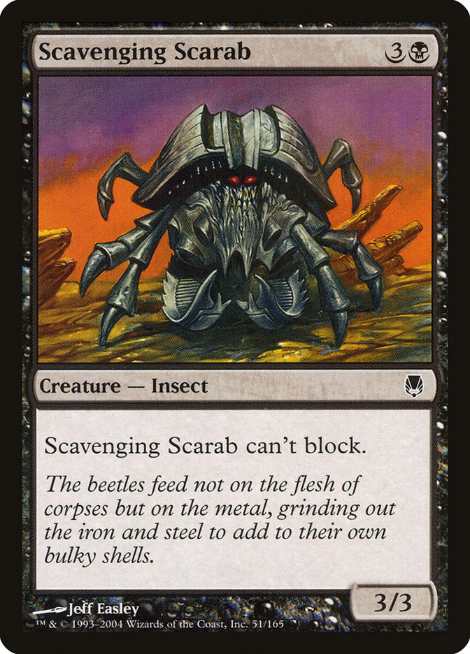 Scavenging Scarab 51/165 (Darksteel) 