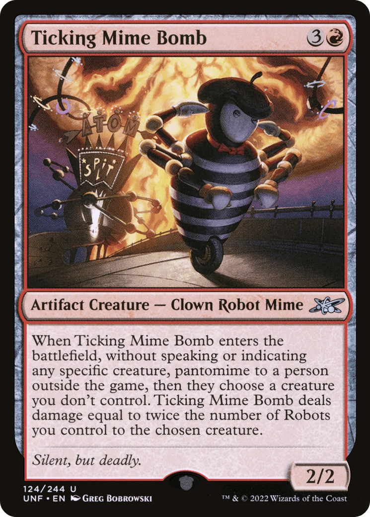 Ticking Mime Bomb [Unfinity] Foil