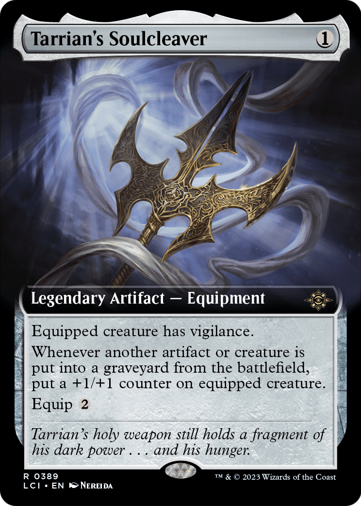 Tarrian's Soulcleaver (Extended Art) [The Lost Caverns of Ixalan] Foil