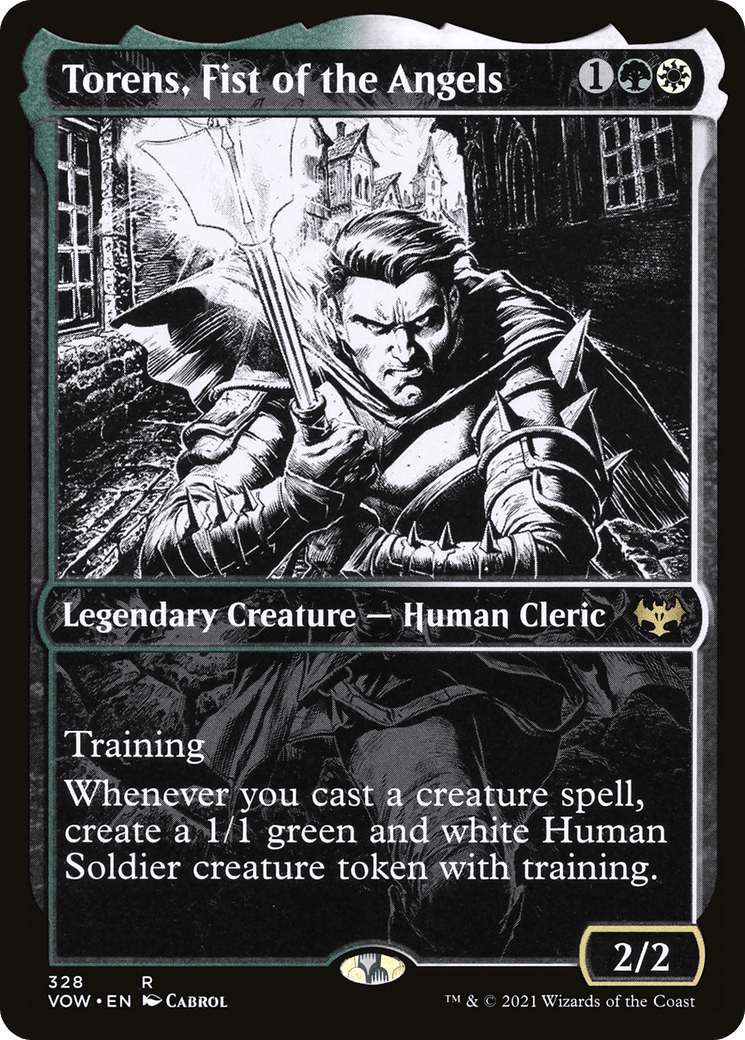 Torens, Fist of the Angels (Showcase Eternal Night) [Innistrad: Crimson Vow] Foil