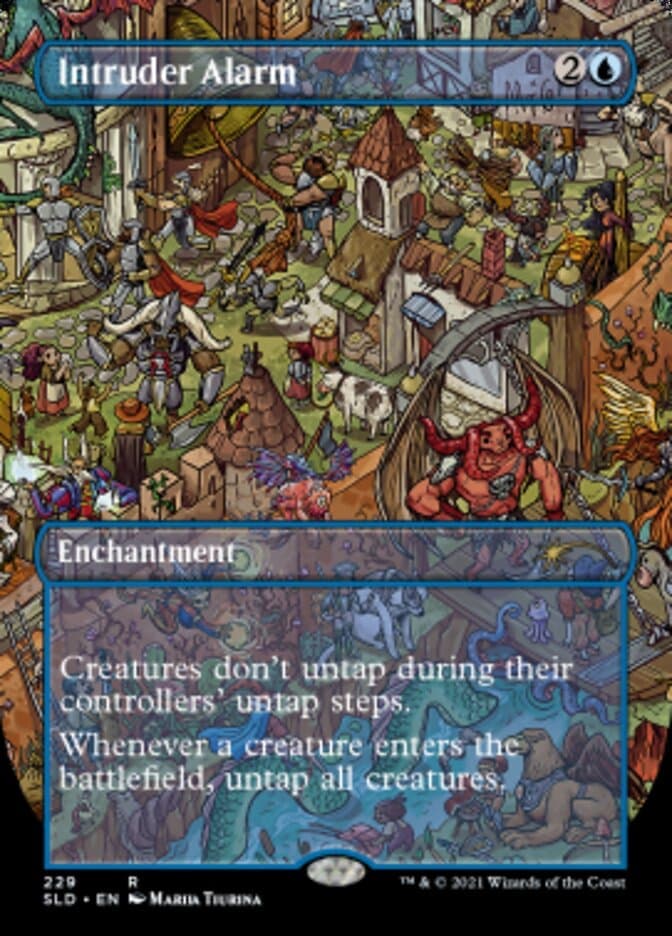 Intruder Alarm (Borderless) [Secret Lair Drop Series] Foil