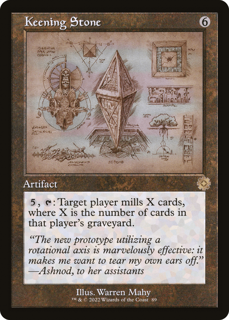 Keening Stone (Retro Schematic) [The Brothers' War Retro Artifacts] Foil