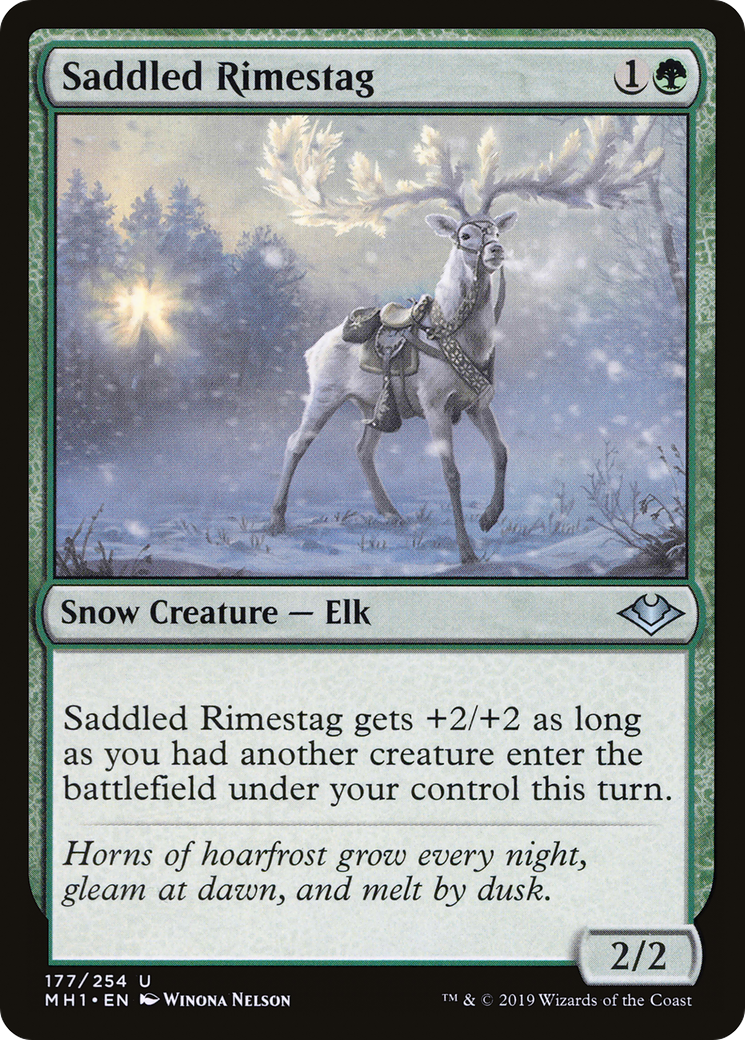 Saddled Rimestag [Modern Horizons] Foil