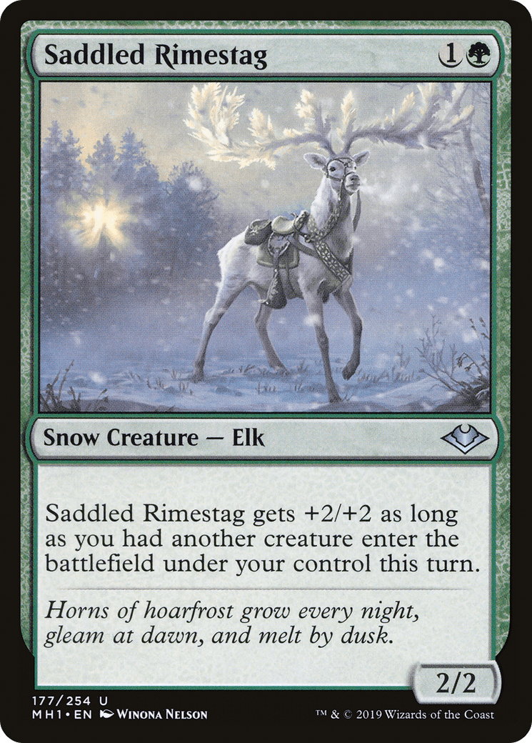 Saddled Rimestag [Modern Horizons] Foil